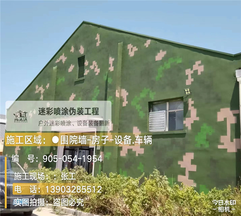 大足外墙数码迷彩漆施工报价清单（100㎡标准墙面测算）